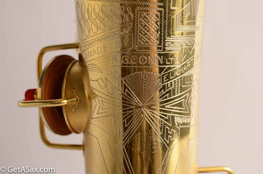 Conn Art Deco Transitional Tenor Original Gold Plate 238xxx Overhauled!