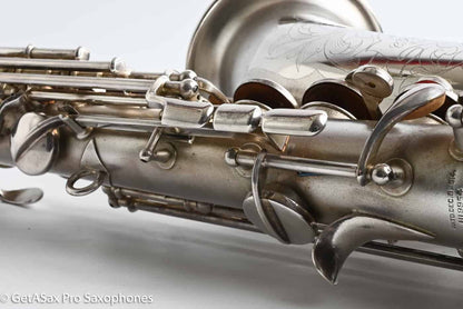 Conn F Mezzo Soprano Original Silver Plate Very Good Condition Old Pads 213965