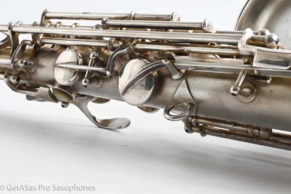 Conn F Mezzo Soprano Original Silver Plate Very Good Condition Old Pads 213965