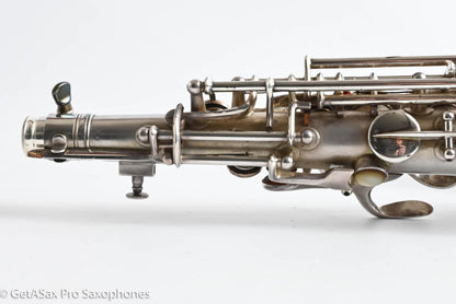 Conn F Mezzo Soprano Original Silver Plate Very Good Condition Old Pads 213965