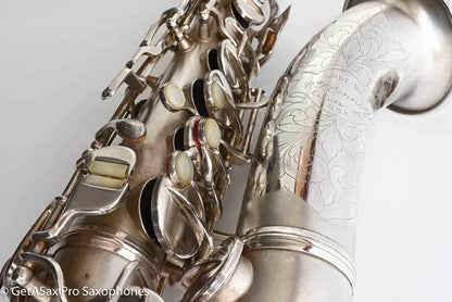 Conn F Mezzo Soprano Original Silver Plate Very Good Condition Old Pads 213965