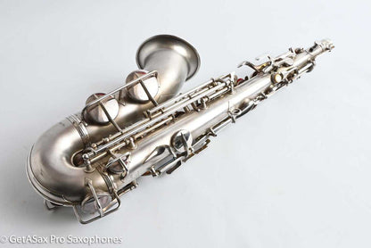 Conn F Mezzo Soprano Original Silver Plate Very Good Condition Old Pads 213965