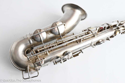 Conn F Mezzo Soprano Original Silver Plate Very Good Condition Old Pads 213965