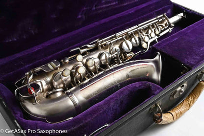 Conn F Mezzo Soprano Original Silver Plate Very Good Condition Old Pads 213965