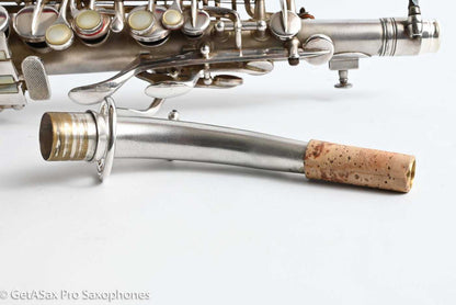 Conn F Mezzo Soprano Original Silver Plate Very Good Condition Old Pads 213965