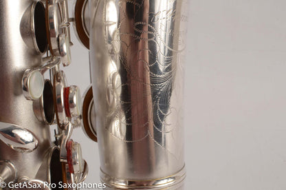 Conn F Mezzo Soprano Saxophone 213894 Silver Plate Overhauled Very Good Condition