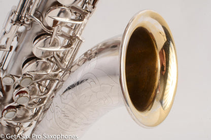 Conn F Mezzo Soprano Saxophone 213894 Silver Plate Overhauled Very Good Condition