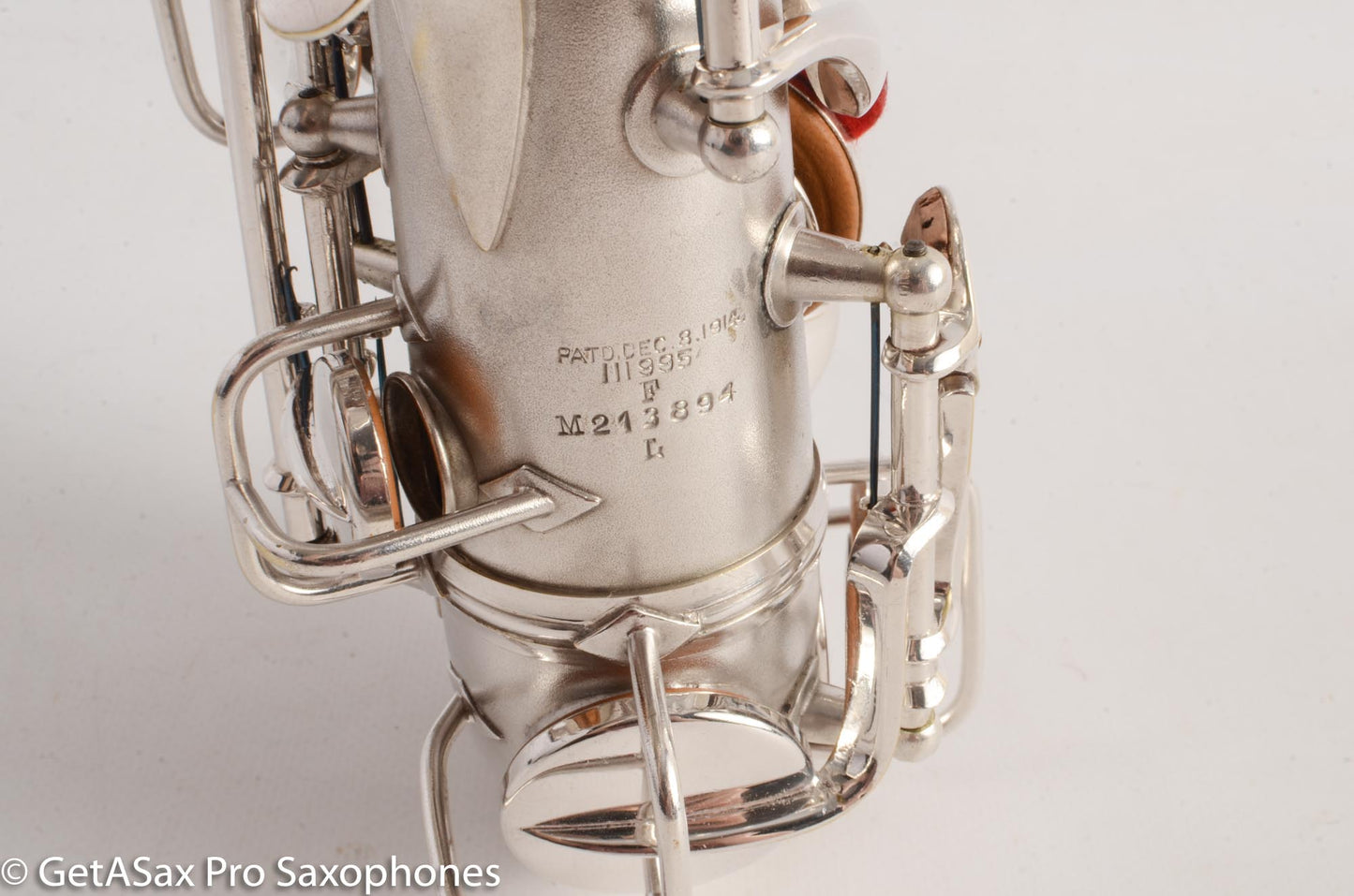 Conn F Mezzo Soprano Saxophone 213894 Silver Plate Overhauled Very Good Condition