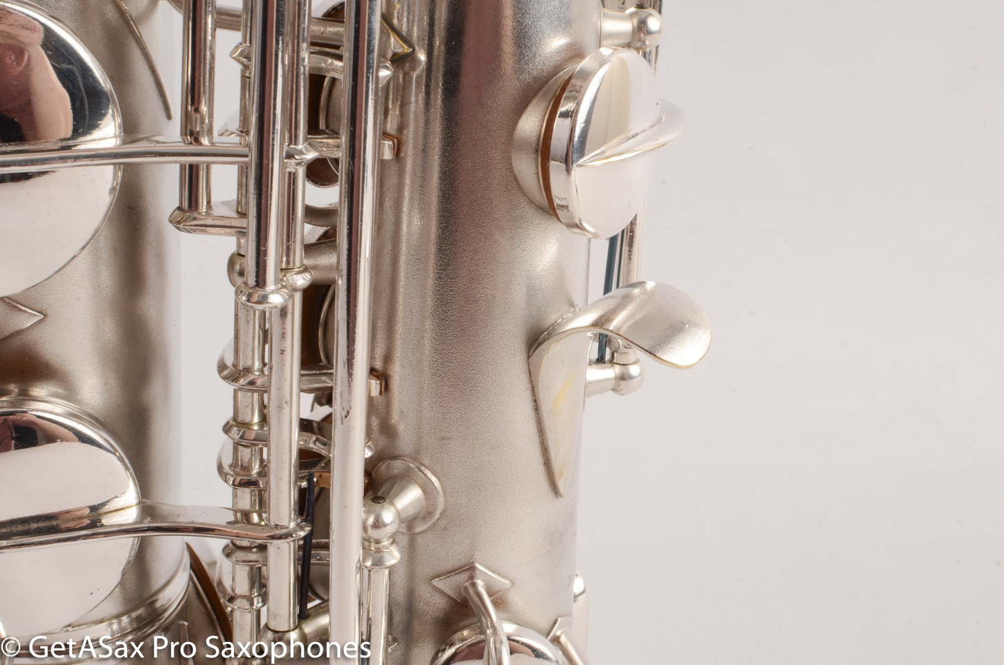 Conn F Mezzo Soprano Saxophone 213894 Silver Plate Overhauled Very Good Condition