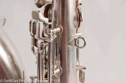 Conn F Mezzo Soprano Saxophone 213894 Silver Plate Overhauled Very Good Condition