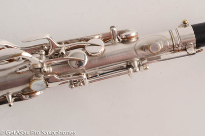 Conn F Mezzo Soprano Saxophone 213894 Silver Plate Overhauled Very Good Condition