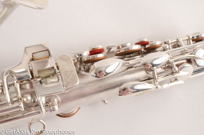 Conn F Mezzo Soprano Saxophone 213894 Silver Plate Overhauled Very Good Condition