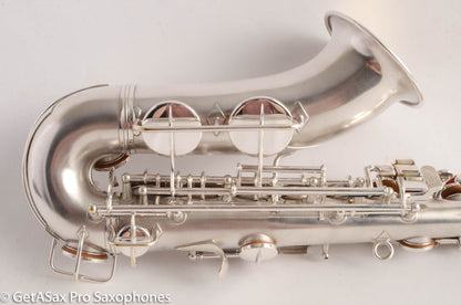 Conn F Mezzo Soprano Saxophone 213894 Silver Plate Overhauled Very Good Condition