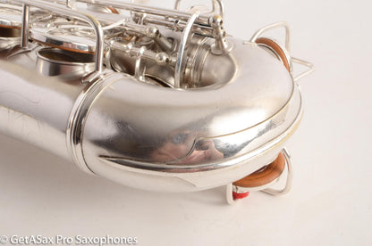 Conn F Mezzo Soprano Saxophone 213894 Silver Plate Overhauled Very Good Condition