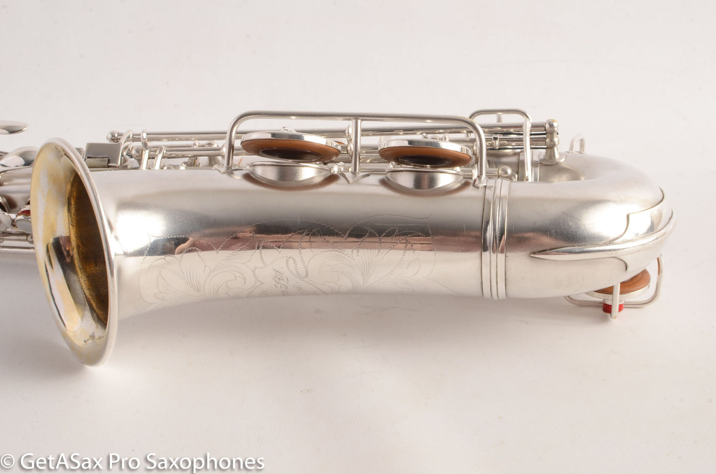 Conn F Mezzo Soprano Saxophone 213894 Silver Plate Overhauled Very Good Condition