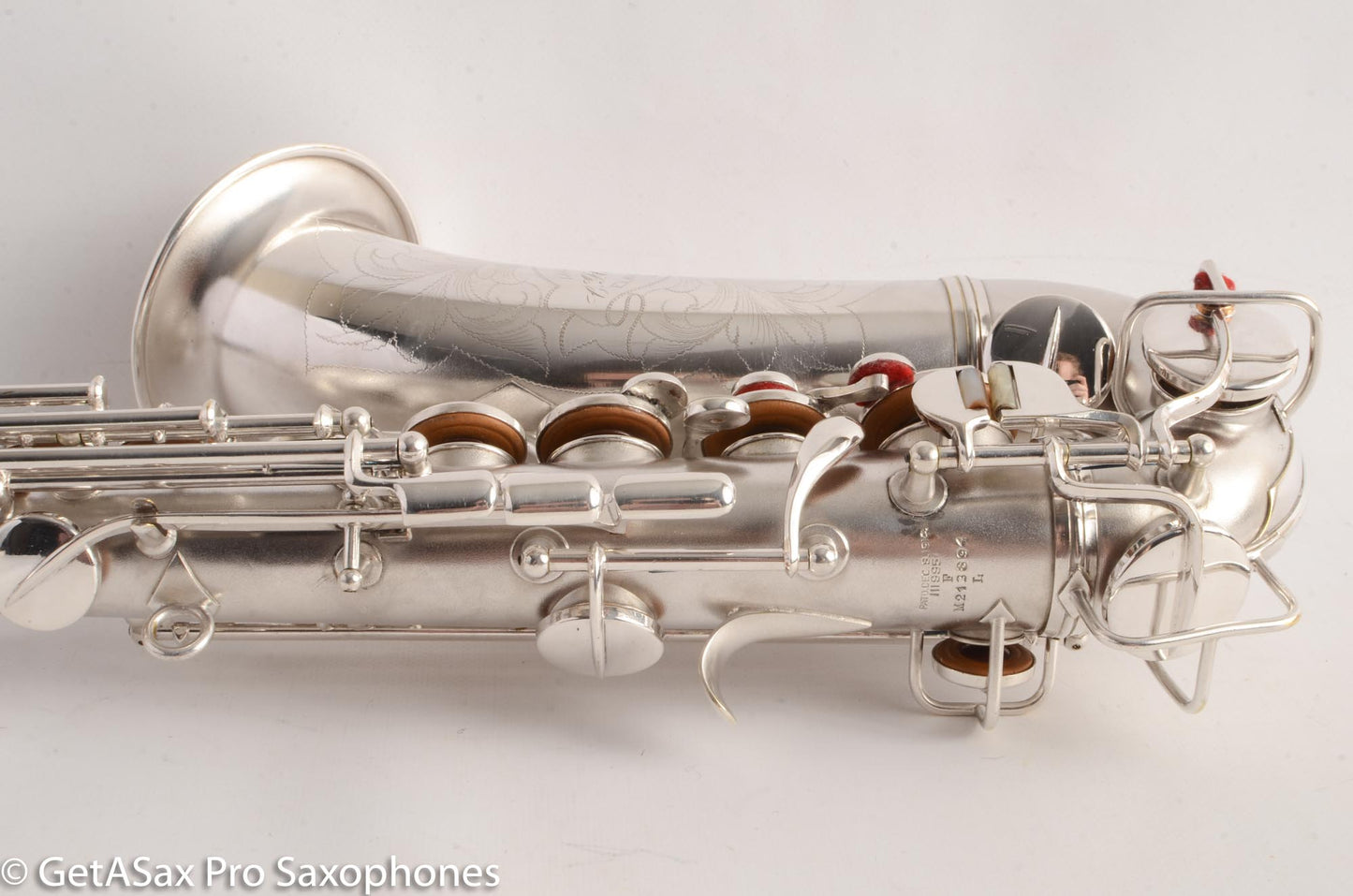 Conn F Mezzo Soprano Saxophone 213894 Silver Plate Overhauled Very Good Condition