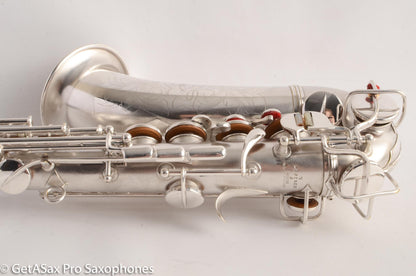 Conn F Mezzo Soprano Saxophone 213894 Silver Plate Overhauled Very Good Condition