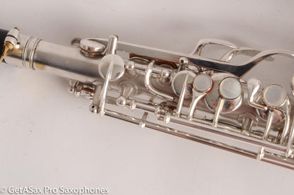 Conn F Mezzo Soprano Saxophone 213894 Silver Plate Overhauled Very Good Condition