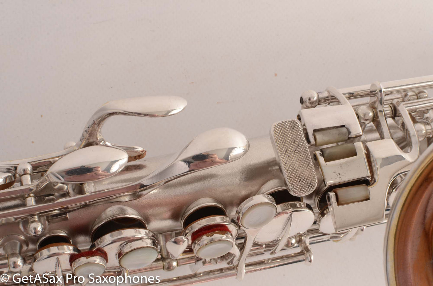 Conn F Mezzo Soprano Saxophone 213894 Silver Plate Overhauled Very Good Condition