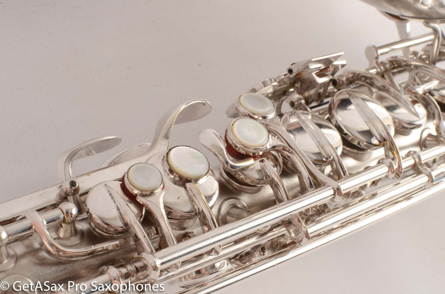 Conn F Mezzo Soprano Saxophone 213894 Silver Plate Overhauled Very Good Condition