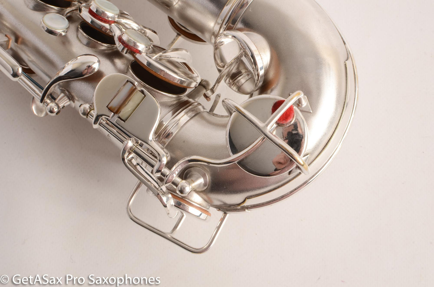 Conn F Mezzo Soprano Saxophone 213894 Silver Plate Overhauled Very Good Condition