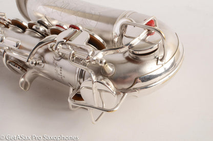 Conn F Mezzo Soprano Saxophone 213894 Silver Plate Overhauled Very Good Condition
