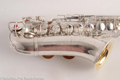 Conn F Mezzo Soprano Saxophone 213894 Silver Plate Overhauled Very Good Condition
