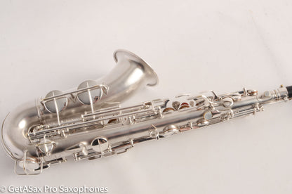 Conn F Mezzo Soprano Saxophone 213894 Silver Plate Overhauled Very Good Condition