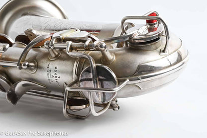 Conn F Mezzo Soprano Original Silver Plate Very Good Condition Old Pads 213965