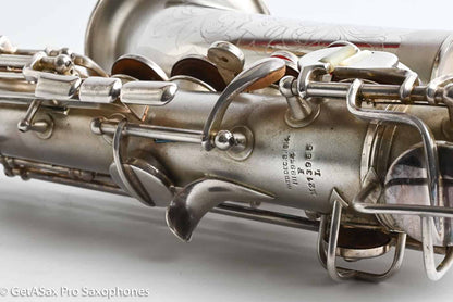 Conn F Mezzo Soprano Original Silver Plate Very Good Condition Old Pads 213965