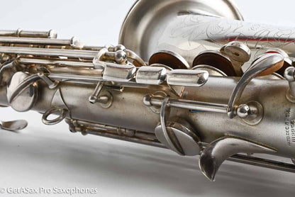 Conn F Mezzo Soprano Original Silver Plate Very Good Condition Old Pads 213965