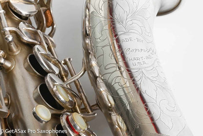 Conn F Mezzo Soprano Original Silver Plate Very Good Condition Old Pads 213965