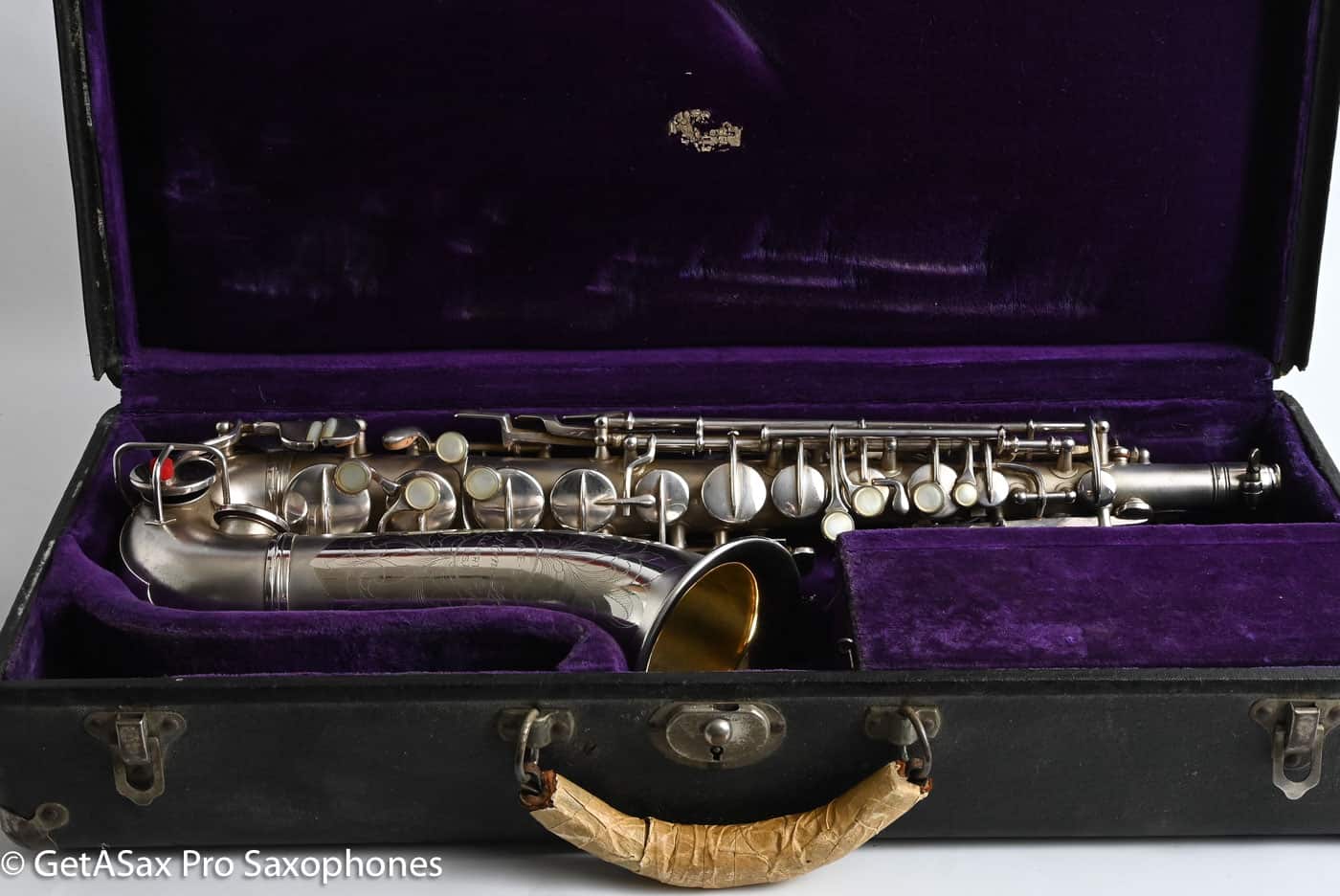 Conn F Mezzo Soprano Original Silver Plate Very Good Condition Old Pads 213965