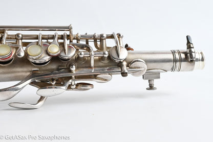 Conn F Mezzo Soprano Original Silver Plate Very Good Condition Old Pads 213965