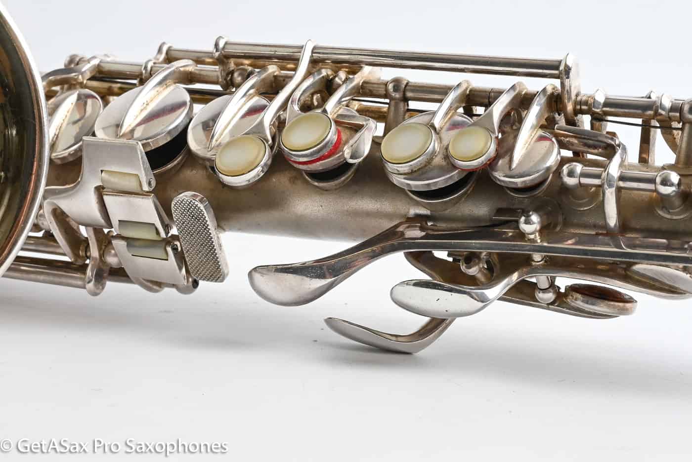 Conn F Mezzo Soprano Original Silver Plate Very Good Condition Old Pads 213965