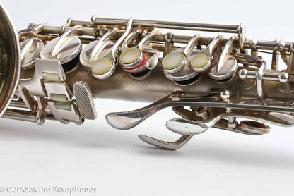 Conn F Mezzo Soprano Original Silver Plate Very Good Condition Old Pads 213965