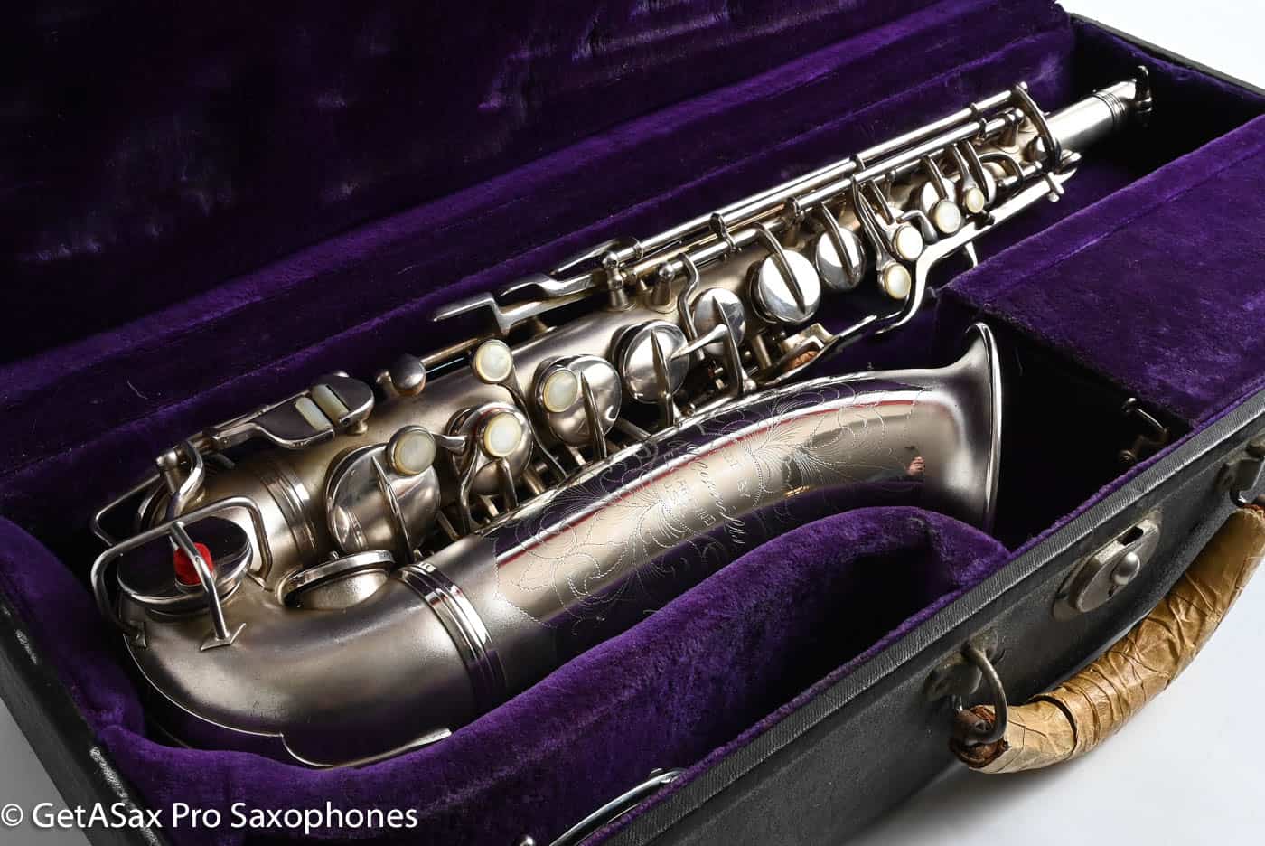 Conn F Mezzo Soprano Original Silver Plate Very Good Condition Old Pads 213965