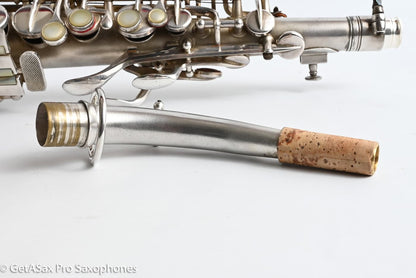 Conn F Mezzo Soprano Original Silver Plate Very Good Condition Old Pads 213965