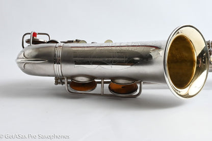 Conn F Mezzo Soprano Original Silver Plate Very Good Condition Old Pads 213965