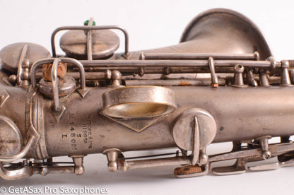 Conn New Wonder 1 Curved Soprano Original Silver Plate 148025