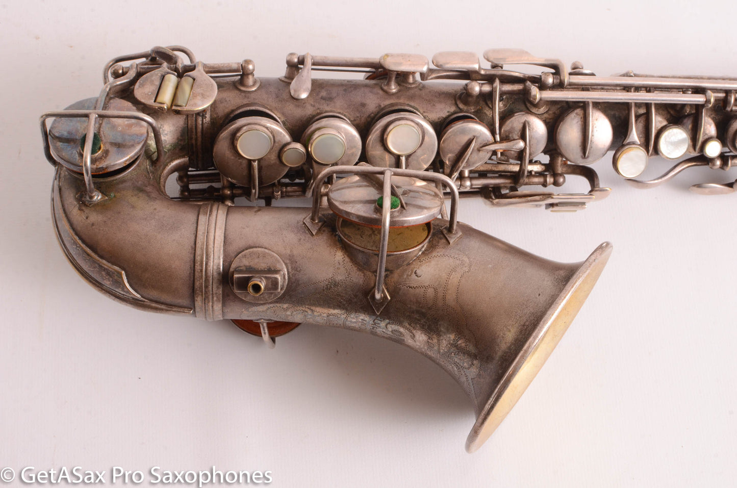 Conn New Wonder 1 Curved Soprano Original Silver Plate 148025