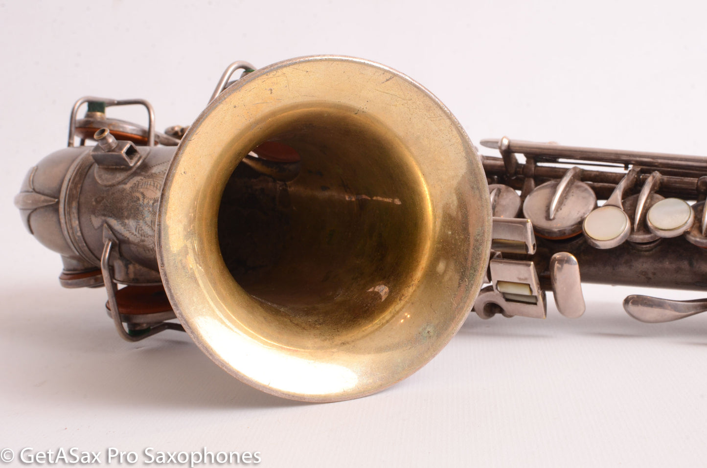 Conn New Wonder 1 Curved Soprano Original Silver Plate 148025