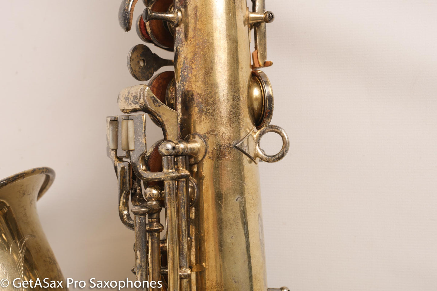 Conn New Wonder 1 Alto Burnished Gold Stunning Portrait Engraved Old Pads 139214