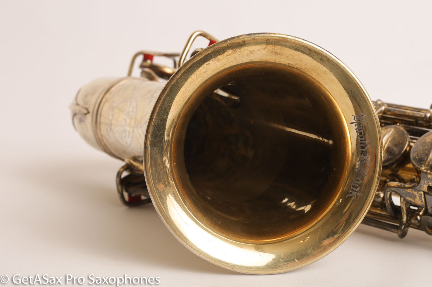 Conn New Wonder 1 Alto Burnished Gold Stunning Portrait Engraved Old Pads 139214