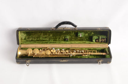 Conn C Soprano Original GOLD Plate Rare! New Wonder 1 143xxx with C Mpc 117193