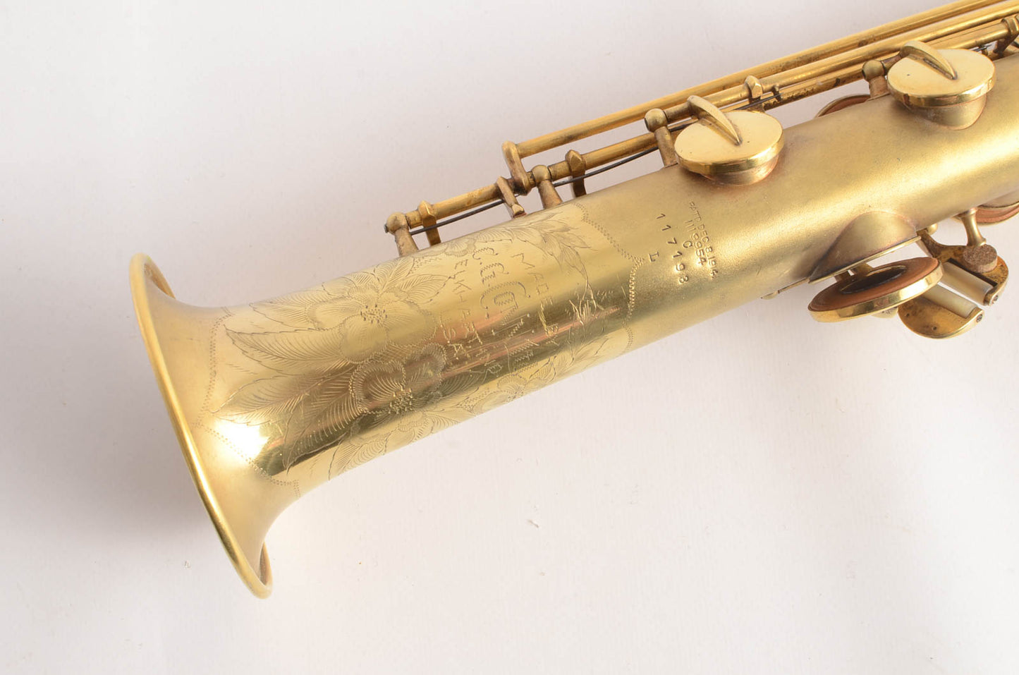 Conn C Soprano Original GOLD Plate Rare! New Wonder 1 143xxx with C Mpc 117193