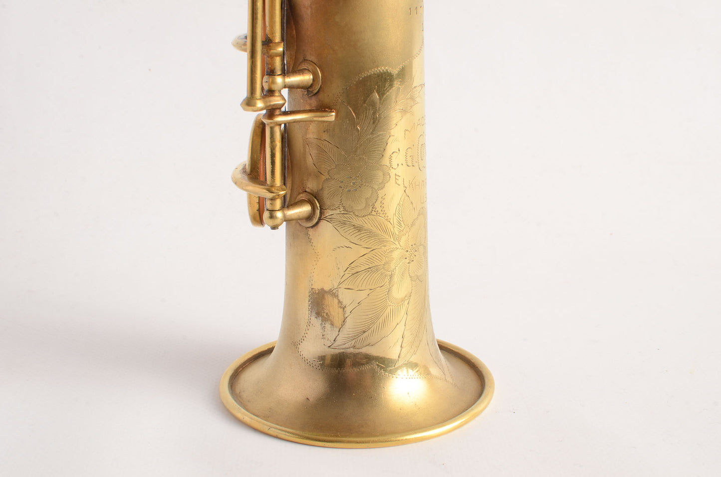 Conn C Soprano Original GOLD Plate Rare! New Wonder 1 143xxx with C Mpc 117193