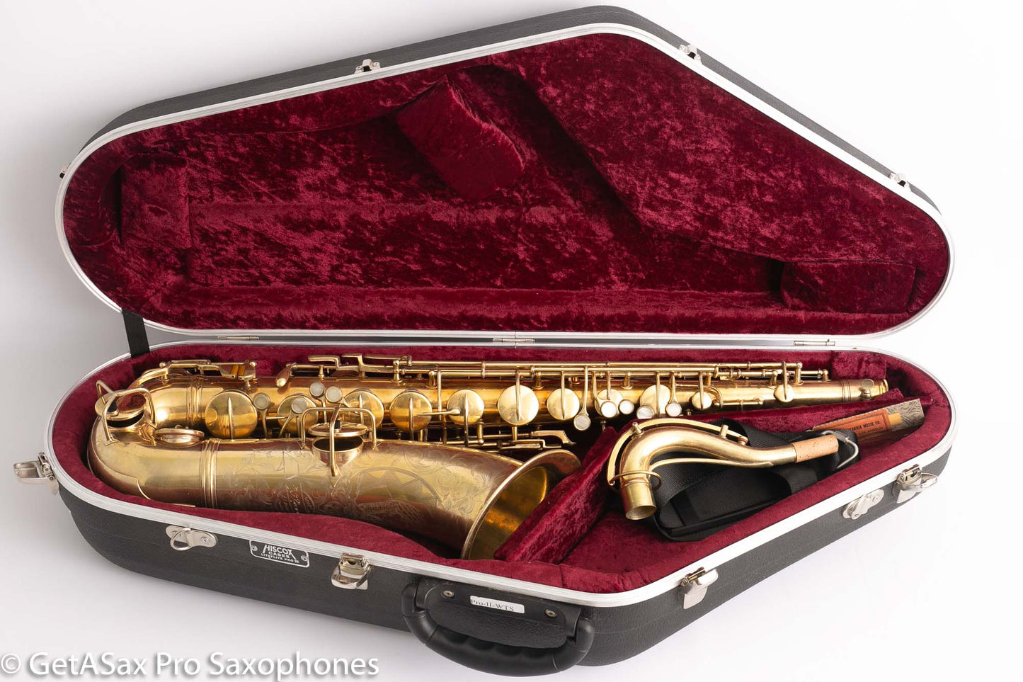 Conn Chu Berry New Wonder 1 Tenor Saxophone Burnished Gold Plate Portrait 1924