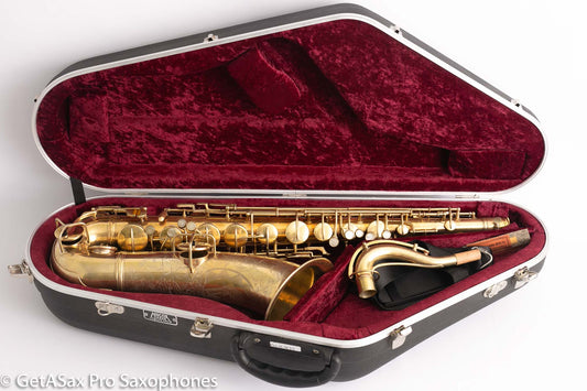 Conn Chu Berry New Wonder 1 Tenor Saxophone Burnished Gold Plate Portrait 1924