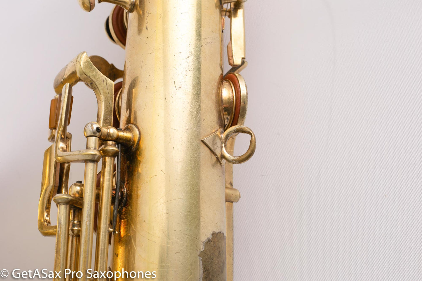 Conn Chu Berry New Wonder 1 Tenor Saxophone Burnished Gold Plate Portrait 1924